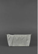 Фото Кожаная плетеная женская сумка Пазл S черная Krast